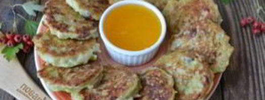 оладьи из кабачков и яблок. Шаг 8