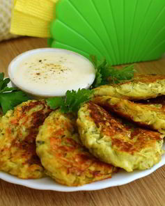 Оладьи из кабачков на сковороде