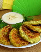 Оладьи из кабачков на сковороде