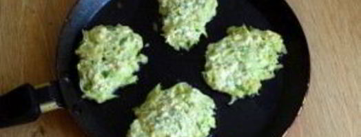 оладьи из кабачков на сковороде. Шаг 4