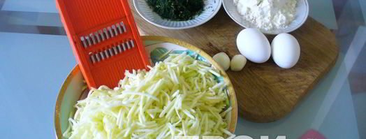 оладьи из кабачков. Шаг 2