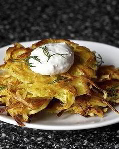 Оладьи из картофеля и пастернака