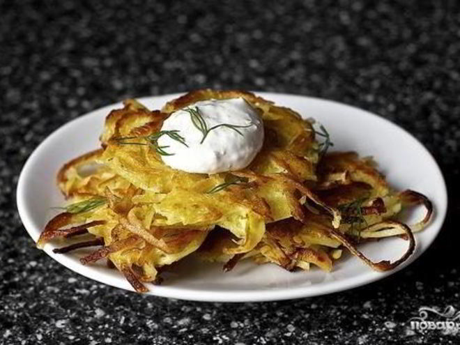 Рецепт оладий из картофеля и пастернака