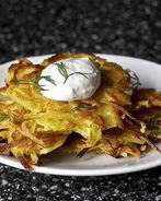 Оладьи из картофеля и пастернака