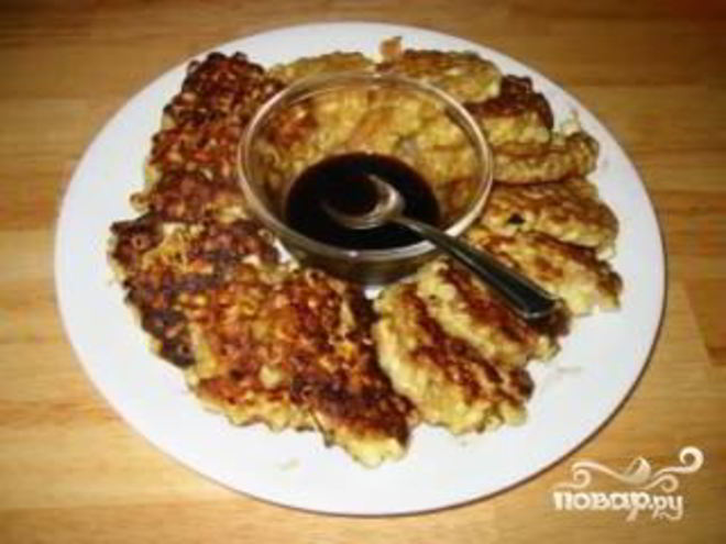 Рецепт оладий из кукурузы