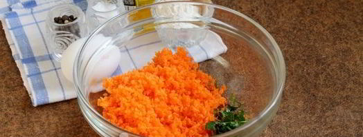 оладьи из куриной печени с морковью. Шаг 4