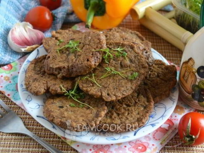 Рецепт оладий из куриной печени