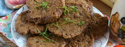 оладьи из куриной печени. Шаг 9