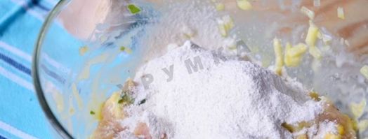 оладьи из курицы и кукурузы. Шаг 6