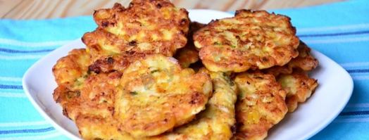 оладьи из курицы и кукурузы. Шаг 8