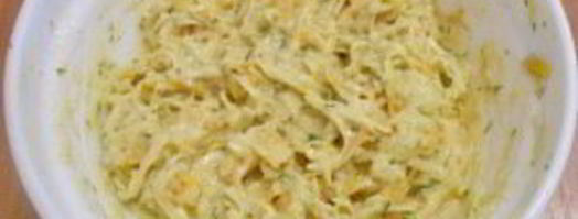 оладьи из тыквы с картофелем. Шаг 6