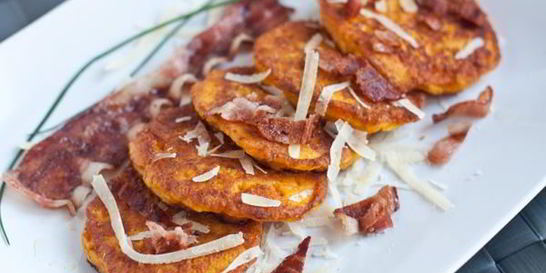 Оладьи из тыквы с сыром