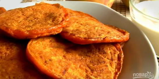 Оладьи из тыквы