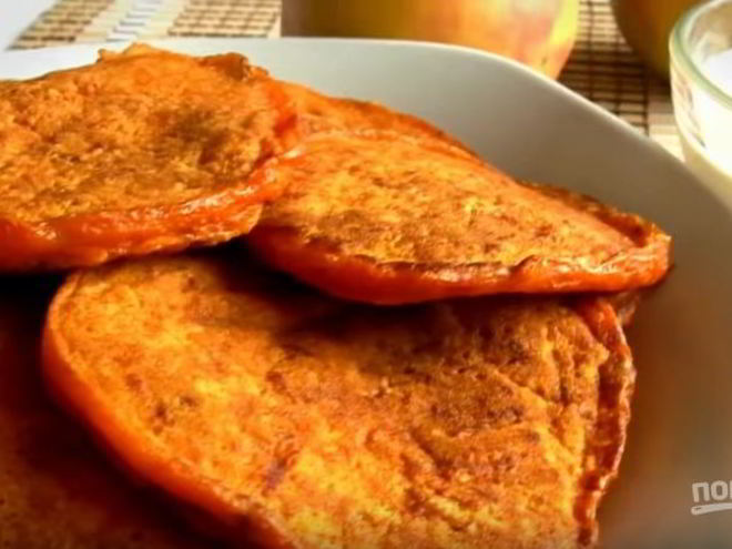Рецепт оладий из тыквы