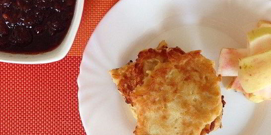 Оладьи из яблок