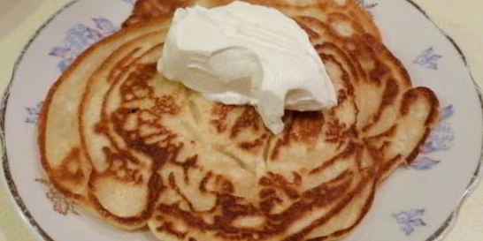 Оладьи кефирные