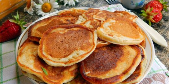 Оладьи классические на кефире