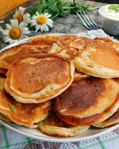 Оладьи классические на кефире