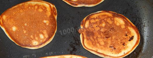 оладьи классические на кефире. Шаг 6