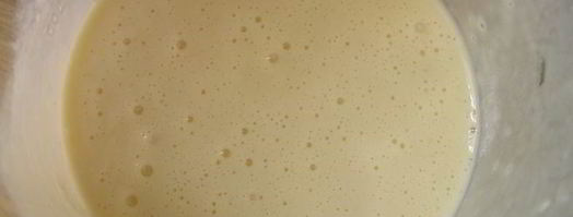 оладьи на кефире с лимонным кремом. Шаг 3