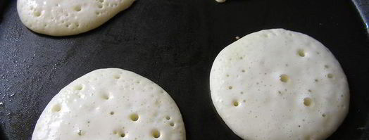 оладьи на кефире с лимонным кремом. Шаг 4