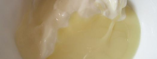 оладьи на кефире с лимонным кремом. Шаг 5