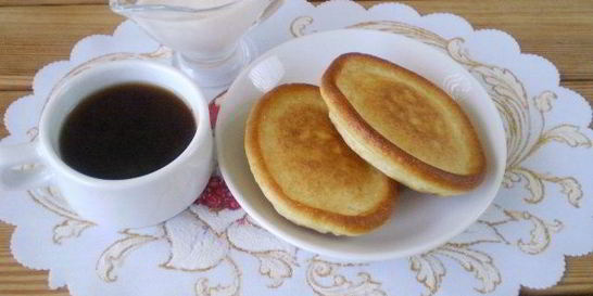 Оладьи на кефире с яйцами