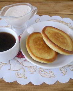 Оладьи на кефире с яйцами