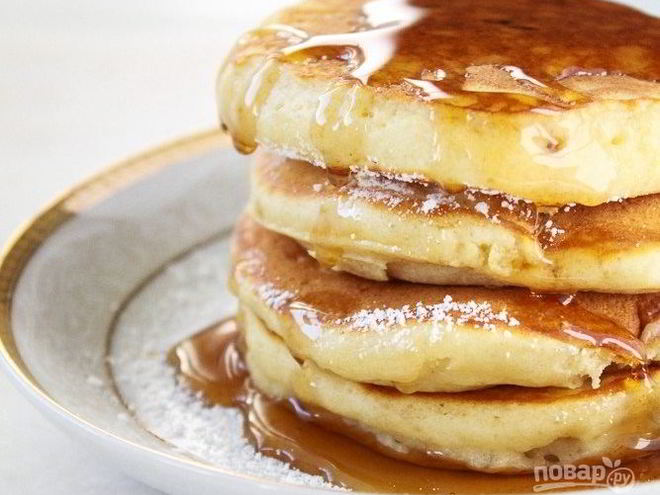 Рецепт оладий на молоке и сметане