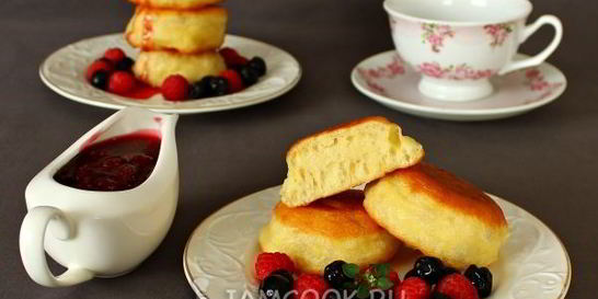 Оладьи на молоке и сухих дрожжах