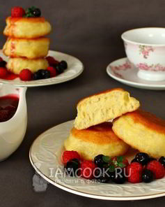 Оладьи на молоке и сухих дрожжах