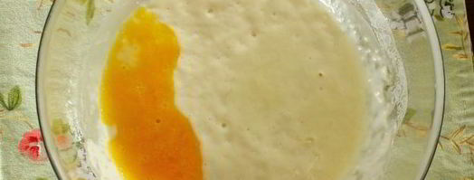 оладьи на молоке и сухих дрожжах. Шаг 5