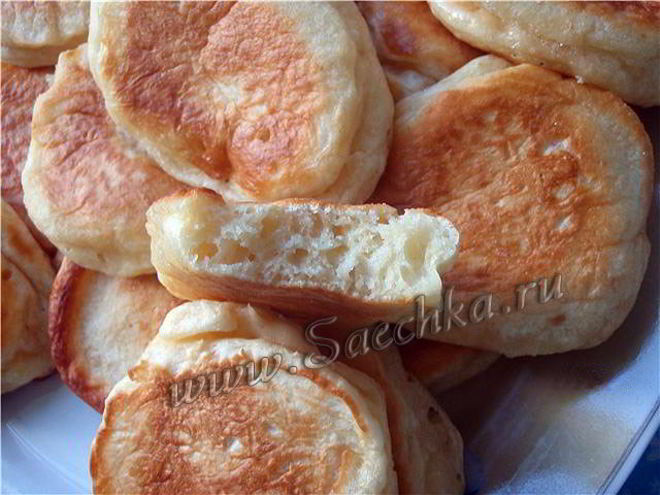 Рецепт оладий на ряженке