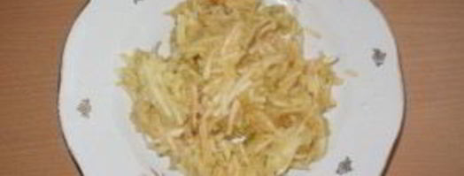 оладьи на воде с яблоками. Шаг 5