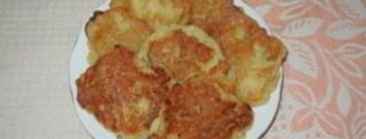 оладьи на воде с яблоками. Шаг 9