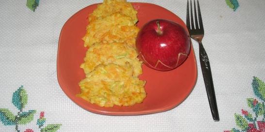 Оладьи разноцветные