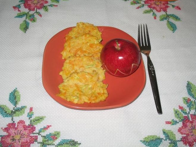 Рецепт оладий разноцветных