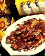 Оладьи с черникой и шоколадом