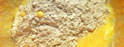 оладьи с черникой и шоколадом. Шаг 2