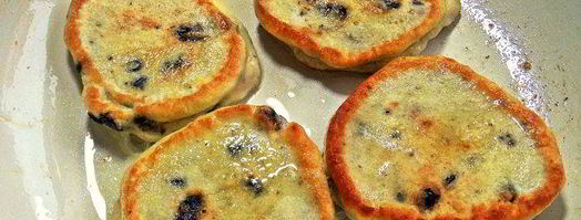 оладьи с черникой и шоколадом. Шаг 6