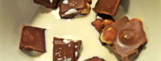 оладьи с черникой и шоколадом. Шаг 8