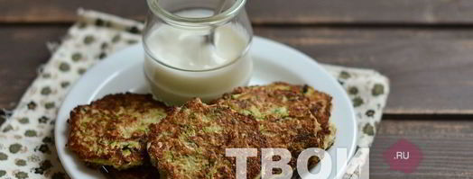 оладьи с кабачками и овсяными хлопьями. Шаг 4