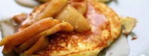 оладьи с рикоттой и яблоками. Шаг 4