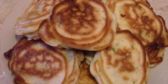 Оладьи с рыбой