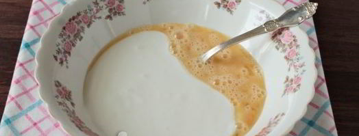 оладьи с сыром на кефире. Шаг 4