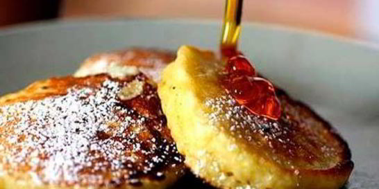 Оладьи с творогом на кефире