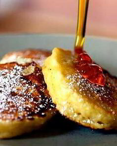 Оладьи с творогом на кефире