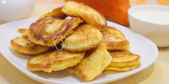 Оладьи с тыквой Вкусные