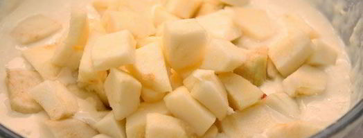 оладьи с яблоками. Шаг 2