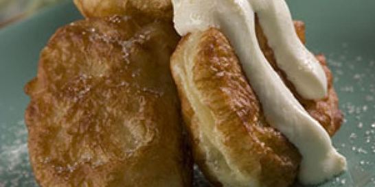 Оладьи с яблоком